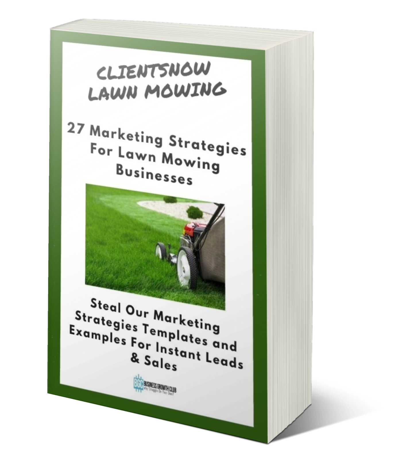 Mini ClientsNOW Lawn Mowing cover how to get clients lawn mowing garden care