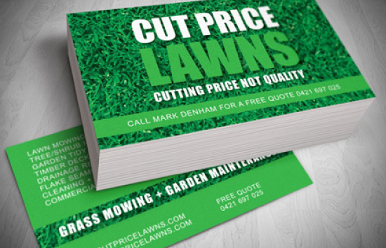 Business Cards For Your Lawn Mowing Company